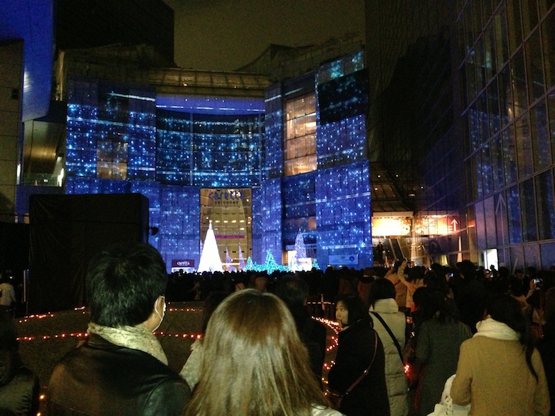 Luces de Navidad en Shiodome Caretta